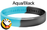 AquaBlack rubber bracelet