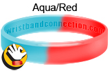 AquaRed rubber bracelet