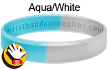 AquaWhite rubber bracelet