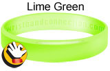 LimeGreen rubber bracelet
