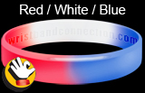 Red White Blue wristband