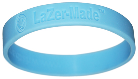 Lazer Silicone Wristbands