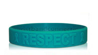 Embossed Silicone Bracelets Wristbands
